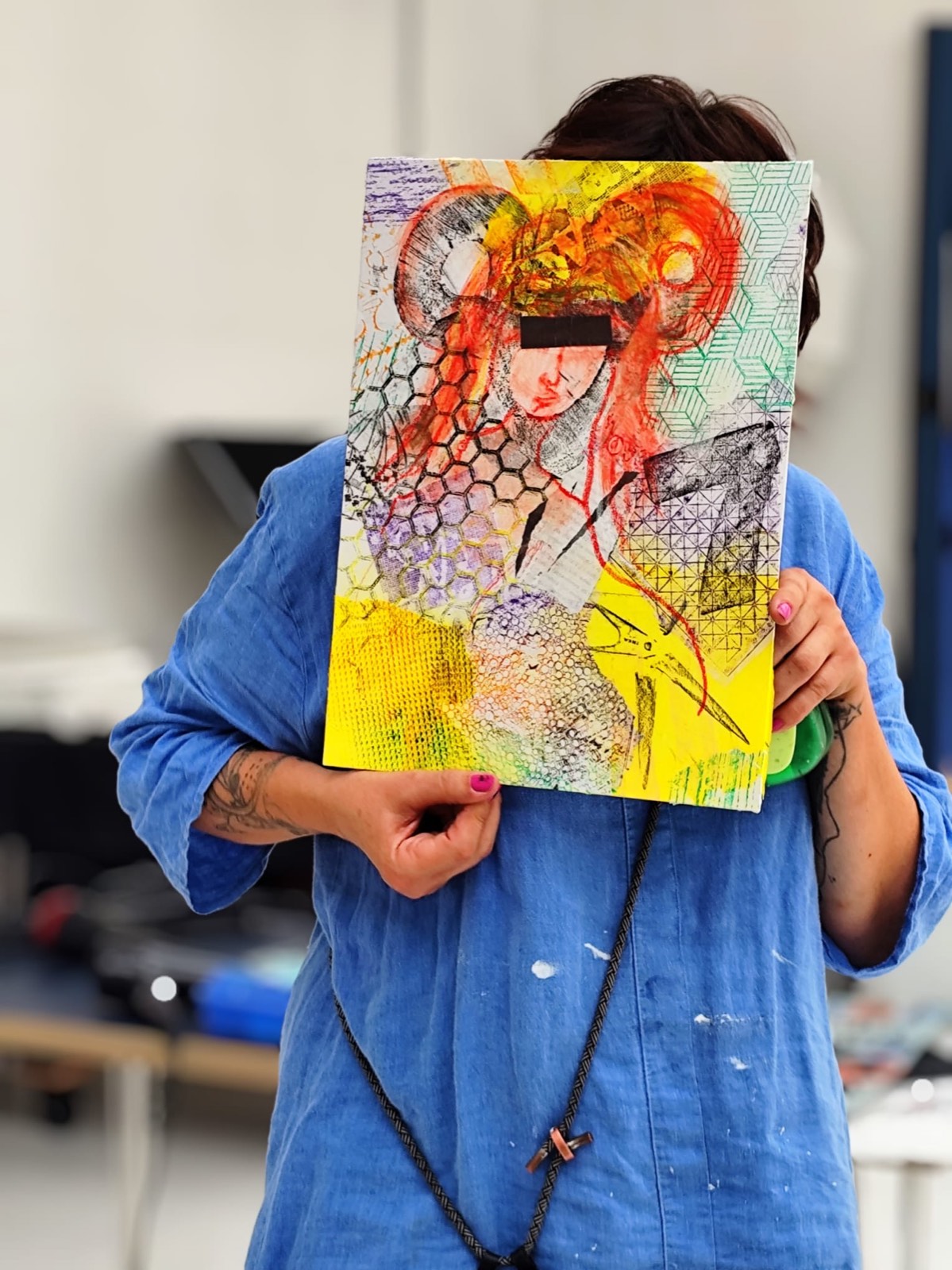 Impression aus einem Kunstworkshop im WERK[39] Neu-Isenburg
